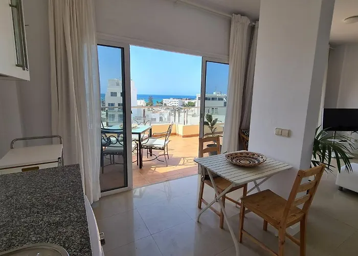 Charco De San Gines Terraza Con Vistas Al Mar